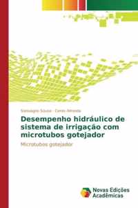 Desempenho hidraulico de sistema de irrigacao com microtubos gotejador