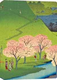 Hiroshige Cherry Blossoms Lined Hardcover Journal