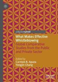 What Makes Effective Whistleblowing