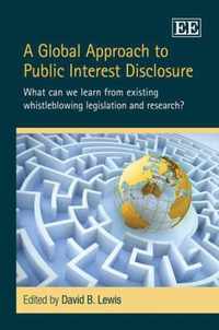 A Global Approach to Public Interest Disclosure