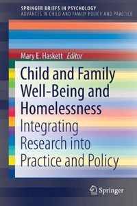 Child and Family Well-Being and Homelessness