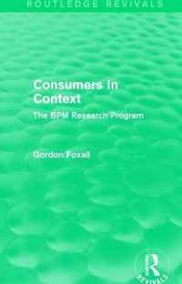 Consumers in Context