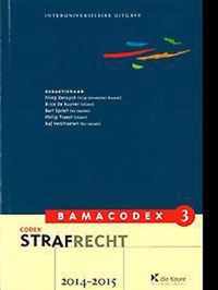 BAMACODEX 3 - STRAFRECHT (2014-2015)