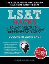 Explanations for '10 Actual, Official LSAT Preptests Volume V'