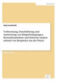 Vorbereitung, Durchfuhrung und Auswertung von Burgerbefragungen, Bestandsaufnahme und kritische Analyse anhand von Beispielen aus der Praxis