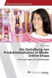 Die Gestaltung von Produktdetailseiten in Mode-Online-Shops