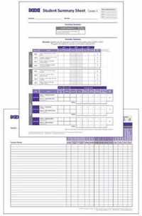 Student Record and Class Summary Sheets