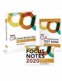 Wiley CIA Exam Review 2020 + Test Bank + Focus Notes