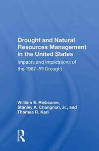 Drought And Natural Resources Management In The United States