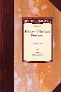 History of the Late Province of New
