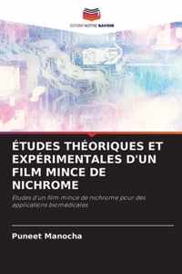 Etudes Theoriques Et Experimentales d'Un Film Mince de Nichrome