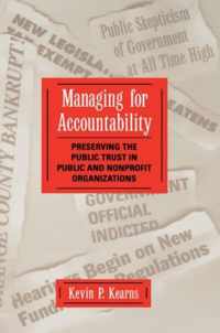 Managing for Accountability