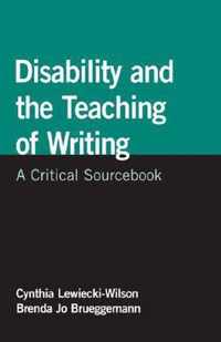 Disability and the Teaching of Writing