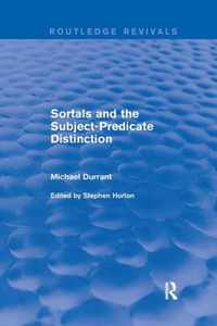 Sortals and the Subject-predicate Distinction (2001)