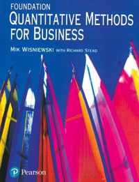 Foundation Quantitative Methods For Business