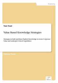 Value Based Knowledge Strategies