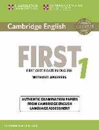 Cambridge English First 1 for updated exam. Student's Book without answers