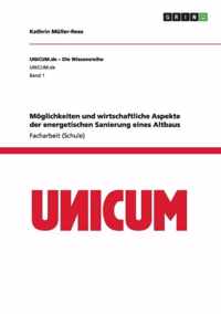 Moeglichkeiten und wirtschaftliche Aspekte der energetischen Sanierung eines Altbaus