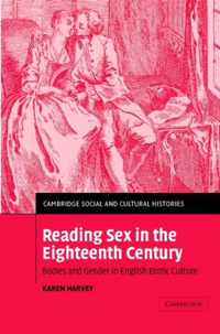 Reading Sex in the Eighteenth Century