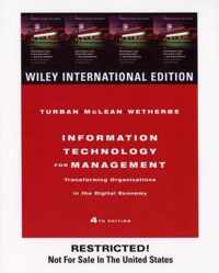 Information Technology for Management