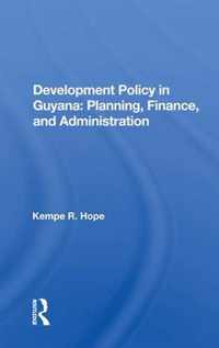 Development Policy In Guyana