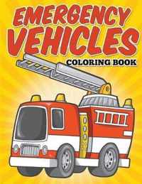 Emergency Vehicles Coloring Book