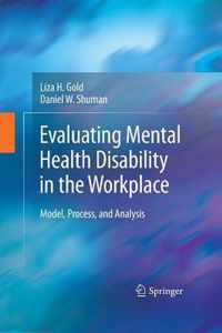 Evaluating Mental Health Disability in the Workplace