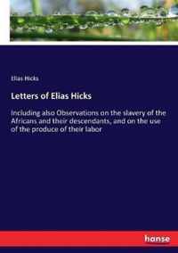 Letters of Elias Hicks