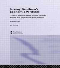 Jeremy Bentham's Economic Writings