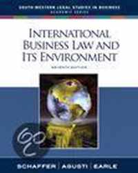 International Business Law and Its Environment