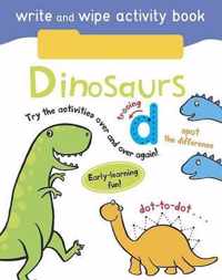 Write and Wipe Activity - Dinosaurs