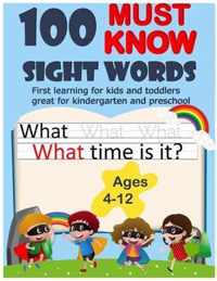 100 Must Know Sight Words