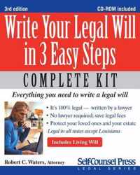 Write Your Legal Will in 3 Easy Steps