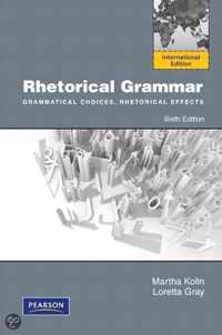 Rhetorical Grammar