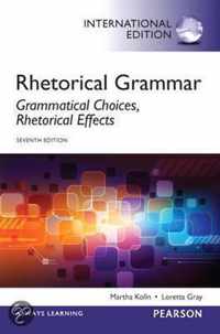 Rhetorical Grammar