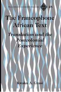 The Francophone African Text