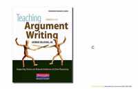 Teaching Argument Writing, Grades 6-12