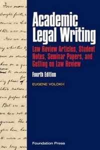 Academic Legal Writing