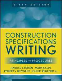 Construction Specifications Writing