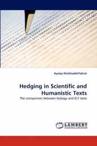 Hedging in Scientific and Humanistic Texts