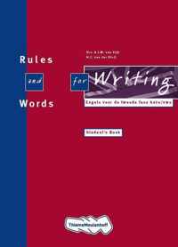 Rules and words for writing Havo/vwo Student's book