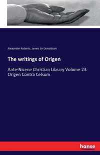 The writings of Origen