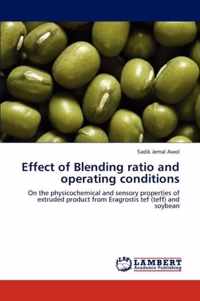 Effect of Blending ratio and operating conditions