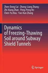 Dynamics of Freezing Thawing Soil around Subway Shield Tunnels