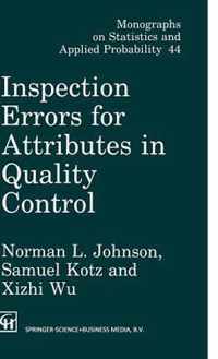 Inspection Errors for Attributes in Quality Control