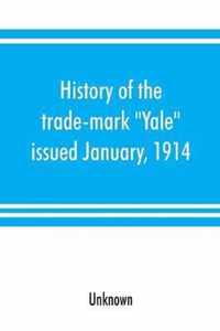 History of the trade-mark Yale