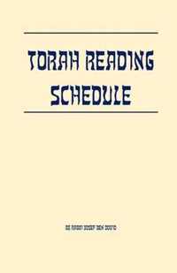 Torah Reading Schedule