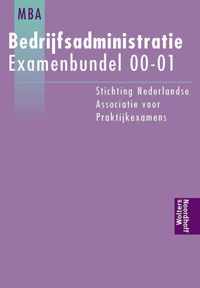 MBA BEDRIJFSADMINISTRATIE 00-01 EXAMENB