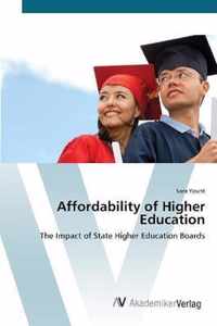 Affordability of Higher Education