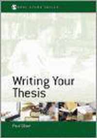 Writing Your Thesis